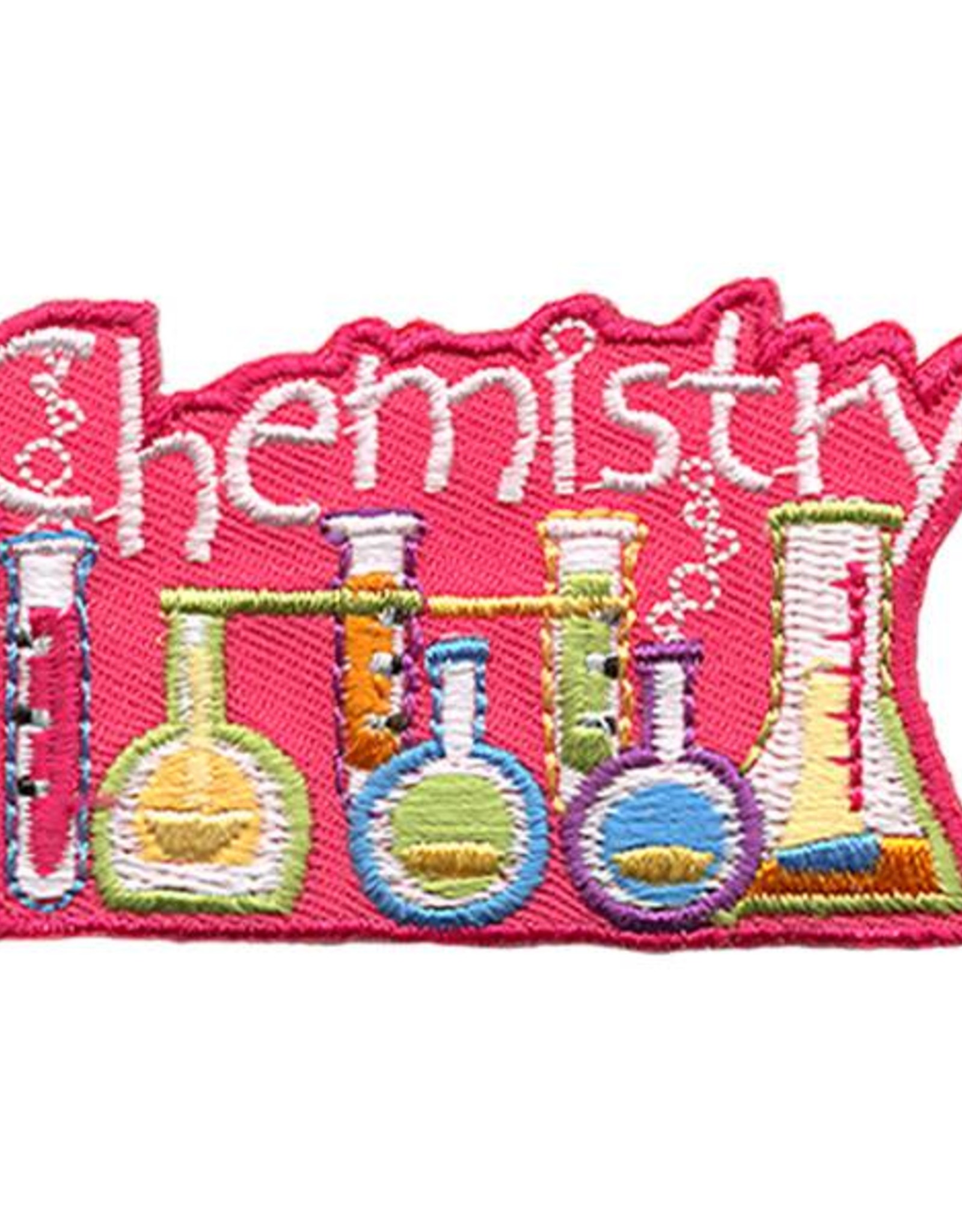 Advantage Emblem & Screen Prnt *Chemistry Beakers Fun Patch