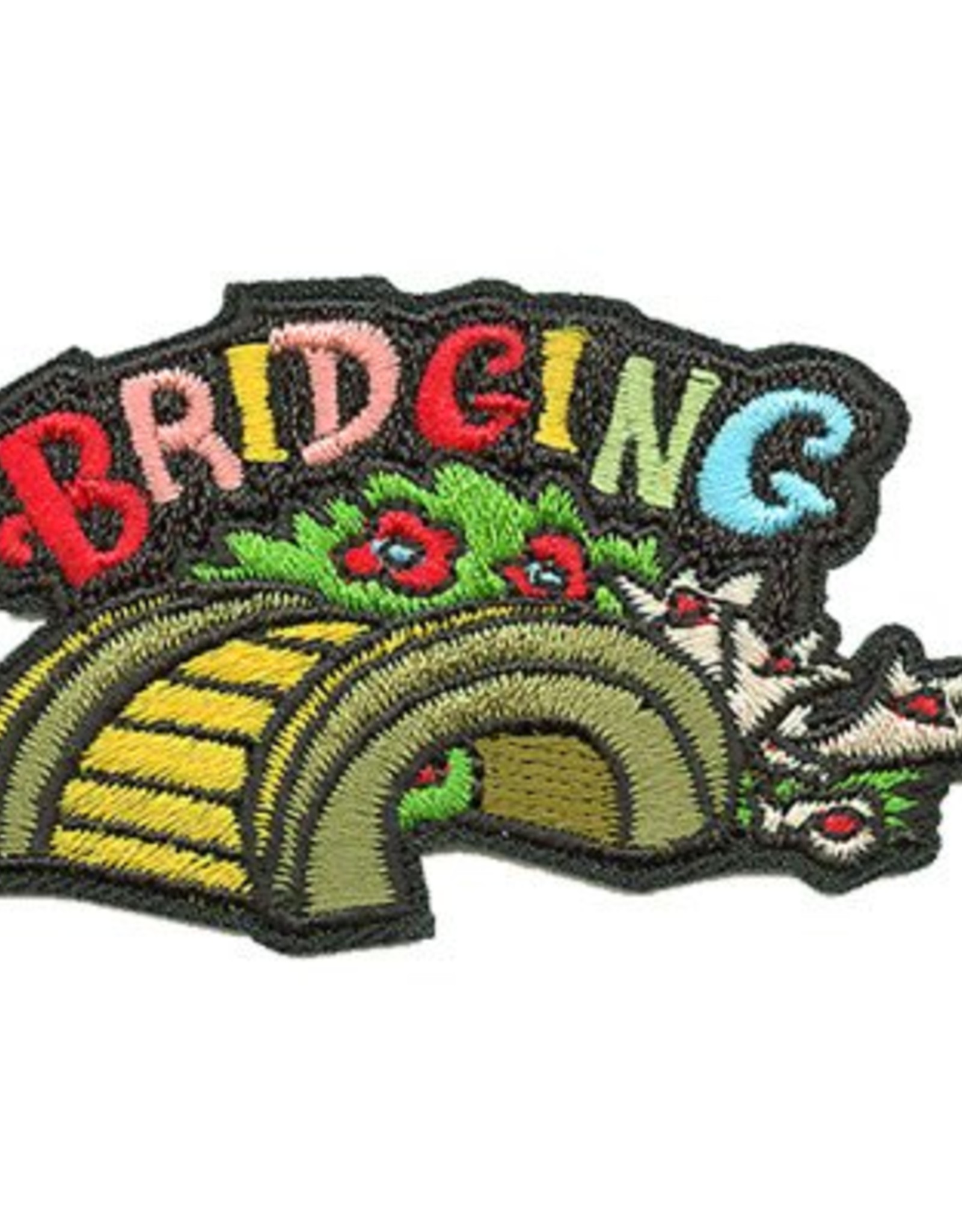 Advantage Emblem & Screen Prnt *Bridging Bridge & Flowers Fun Patch
