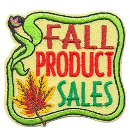 Advantage Emblem & Screen Prnt Fall Product Sales Fun Patch
