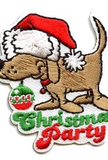 Advantage Emblem & Screen Prnt *Christmas Party Puppy Fun Patch
