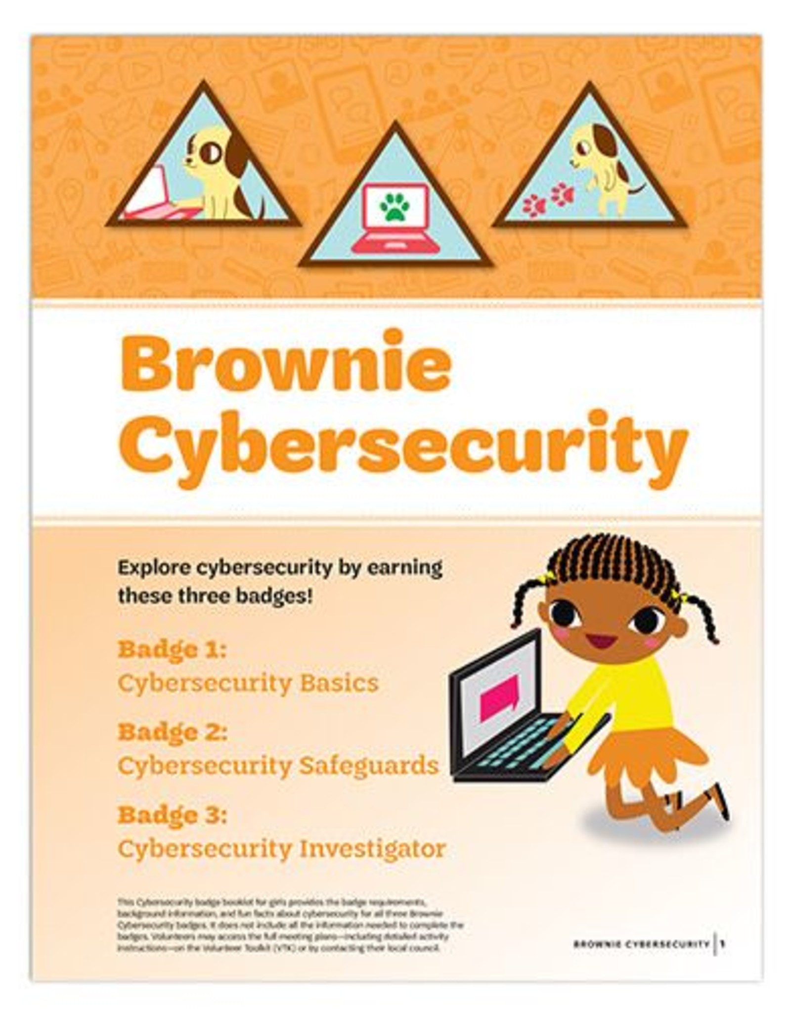 GIRL SCOUTS OF THE USA Brownie Cybersecurity Requirements