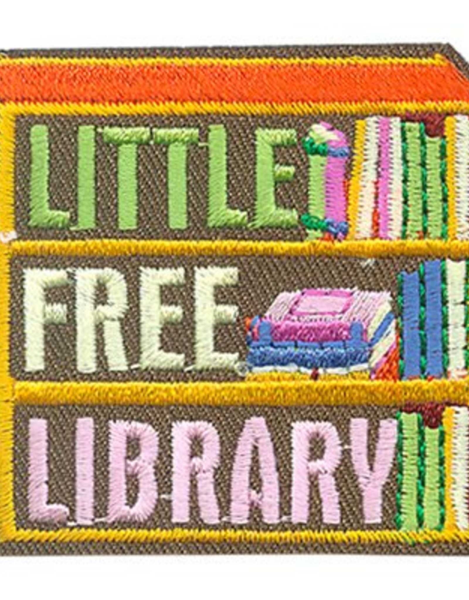 Advantage Emblem & Screen Prnt *Little Free Library Fun Patch