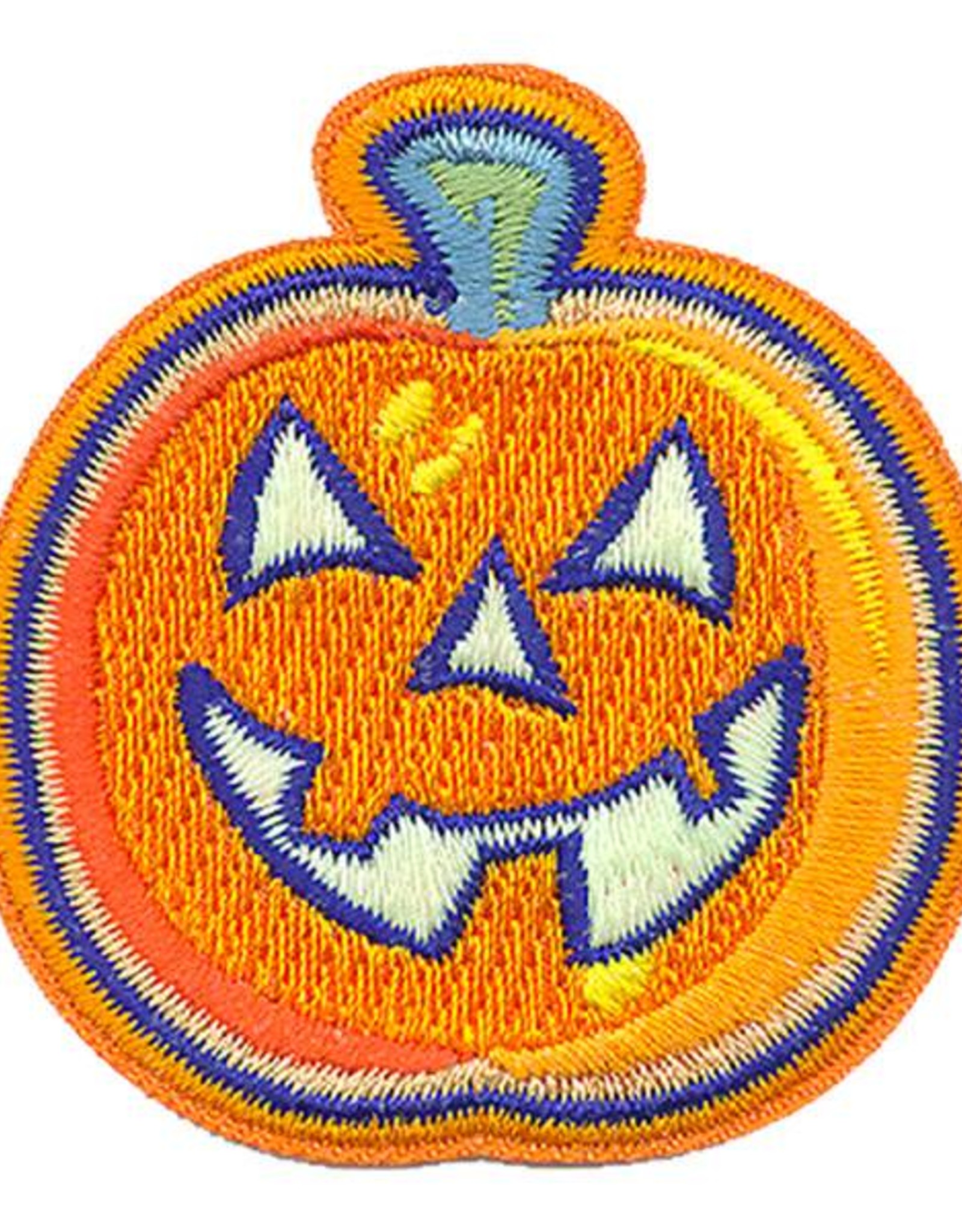 Advantage Emblem & Screen Prnt *Glow in the Dark Jack-O-Lantern Pumpkin Fun Patch