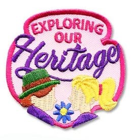 snappylogos Exploring Our Heritage Fun Patch (5543)