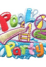 Advantage Emblem & Screen Prnt *Pool Party Slide & Ball Fun Patch