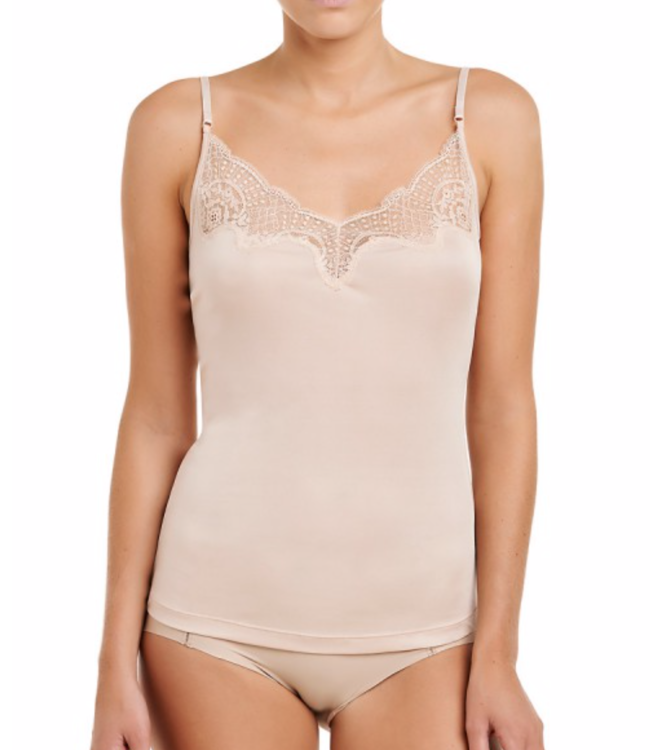 PURE SILK JERSEY ADJUSTABLE CAMISOLE