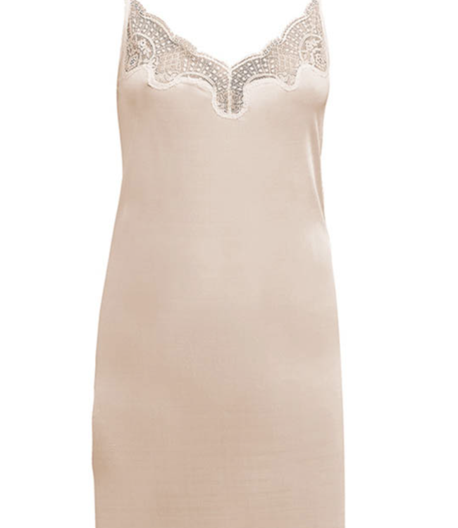 PURE SILK JERSEY ADJUSTABLE FULL SLIP