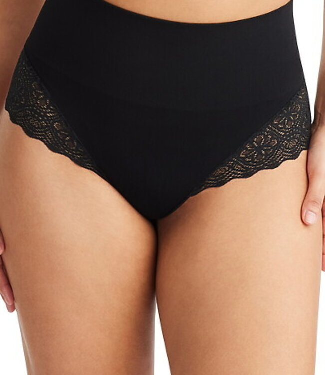 NANCY GANZ BAMBOO AND LACE THONG BW6261