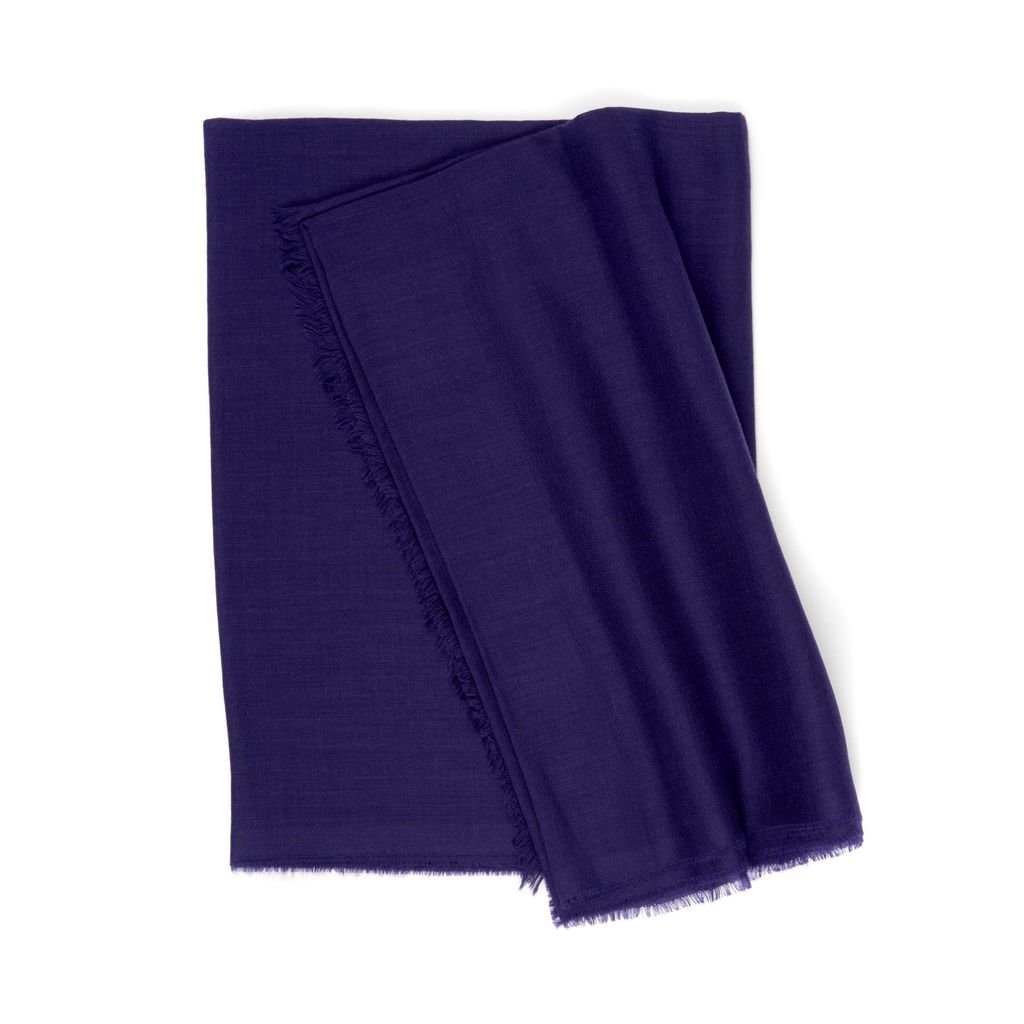 purple cashmere scarf