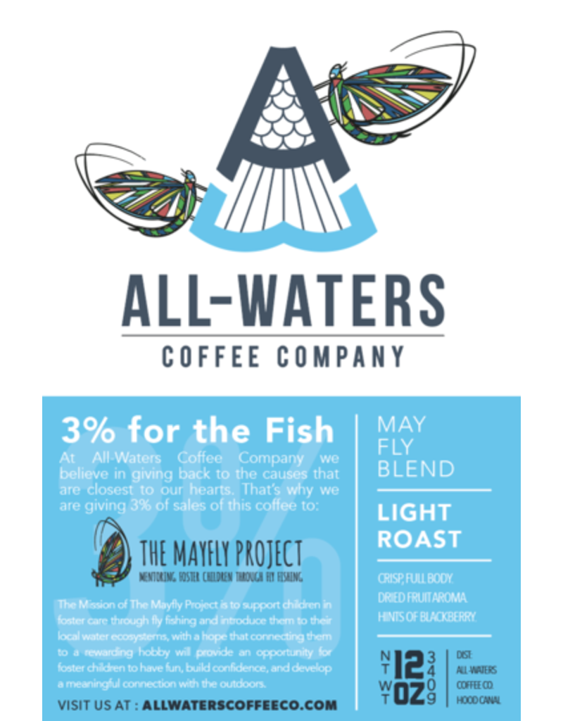 All Waters Coffee All Waters Coffee Company 12oz Mayfly Blend