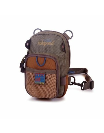 Fishpond San Juan Vertical Chest Pack,  Sand/Saddle Brown