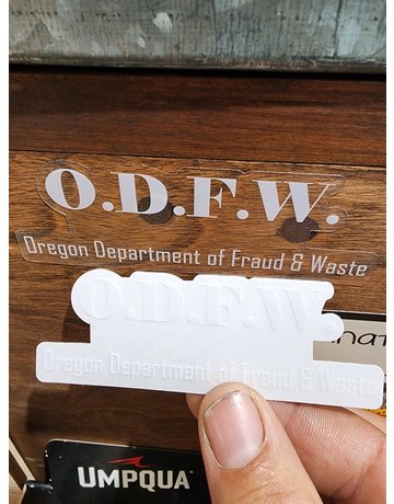 O.D.F.W. Sticker