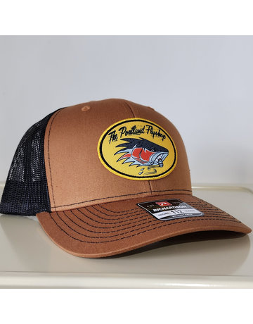 The Portland Fly Shop Portland Fly Shop Trucker Hat, Speed Shop, Caramel/Black