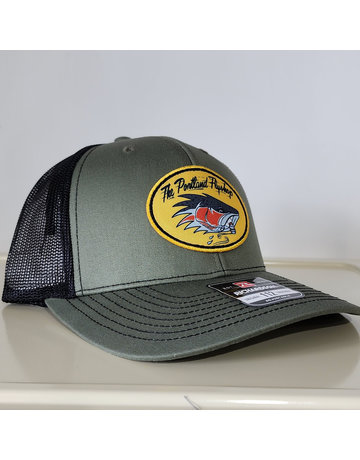 The Portland Fly Shop Portland Fly Shop Trucker Hat, Speed Shop, Loden/Black