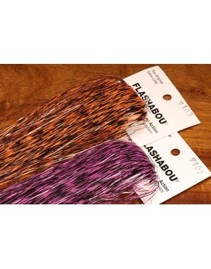 Hareline Dubbin Grizzly Barred Flashabou