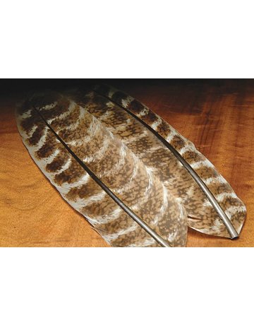 Hareline Dubbin Ozark Oak Mottled Turkey Quills