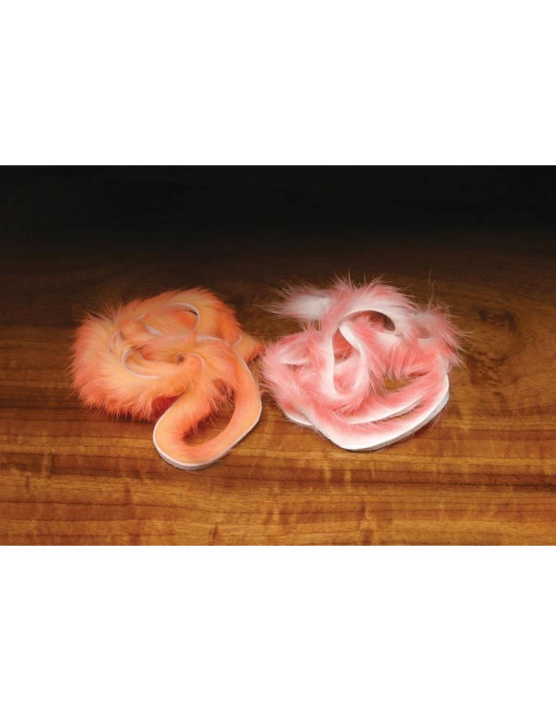 Hareline Dubbin Rabbit Flesh Strips Two Tone