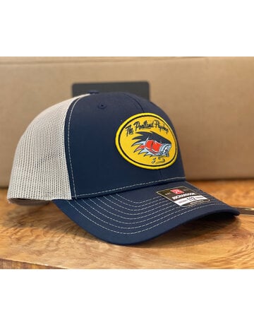 The Portland Fly Shop Portland Fly Shop Trucker Hat, Speed Shop, Navy/Khaki