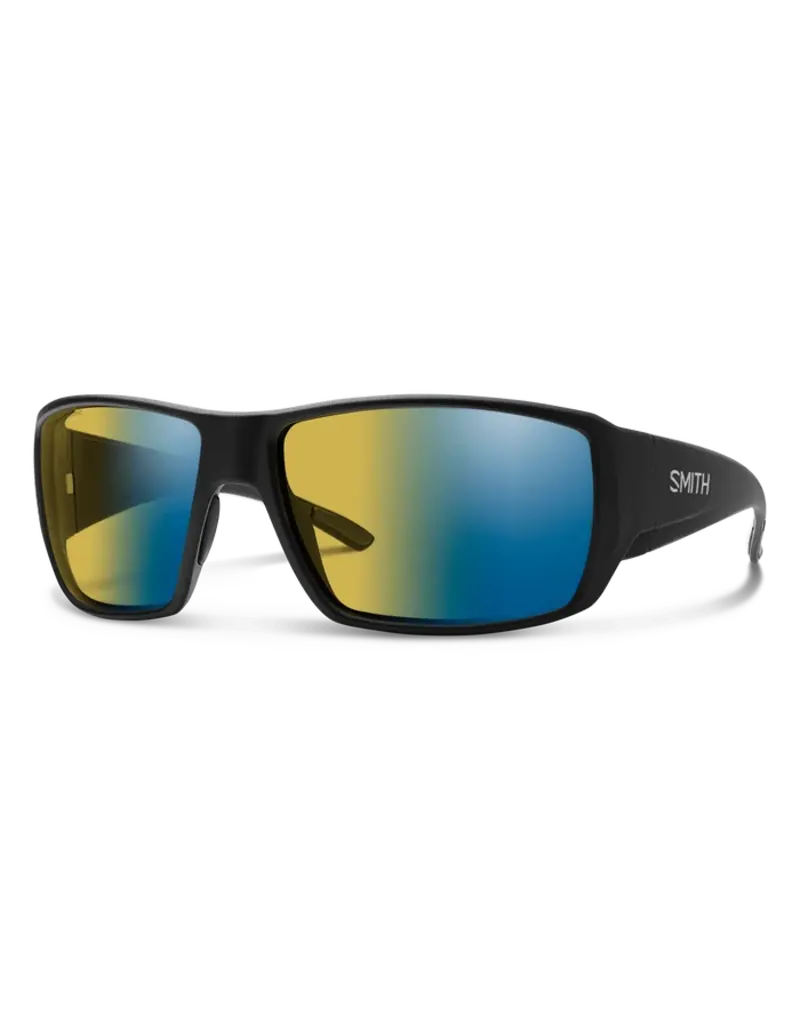 Smith Optics Smith Guides Choice Matte Black/ ChromaPop Polarchromic Yellow Blue Mirror