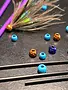 Aqua Tube Beads