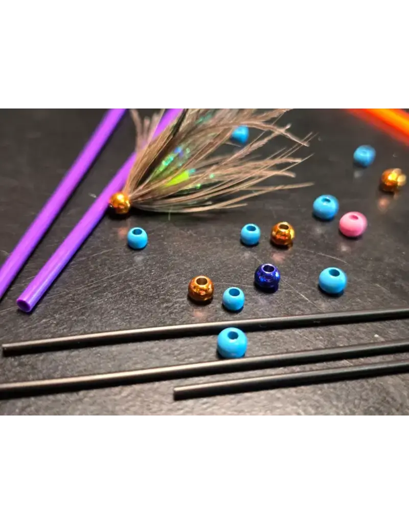 Aqua Tube Beads