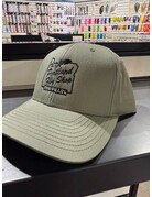 Portland Fly Shop Solid 6 Panel, Stag Logo, Loden/Black