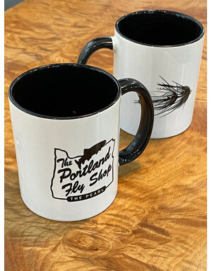 The Portland Fly Shop Coffee Mug Stag Logo