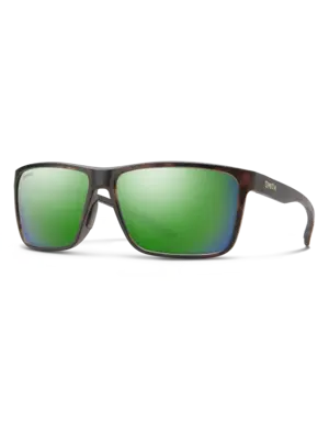 Smith Riptide - Matte Tortoise/ChromaPop Glass Green Mirror