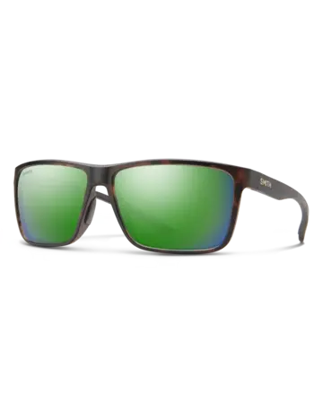 Smith Riptide - Matte Tortoise/ChromaPop Glass Green Mirror