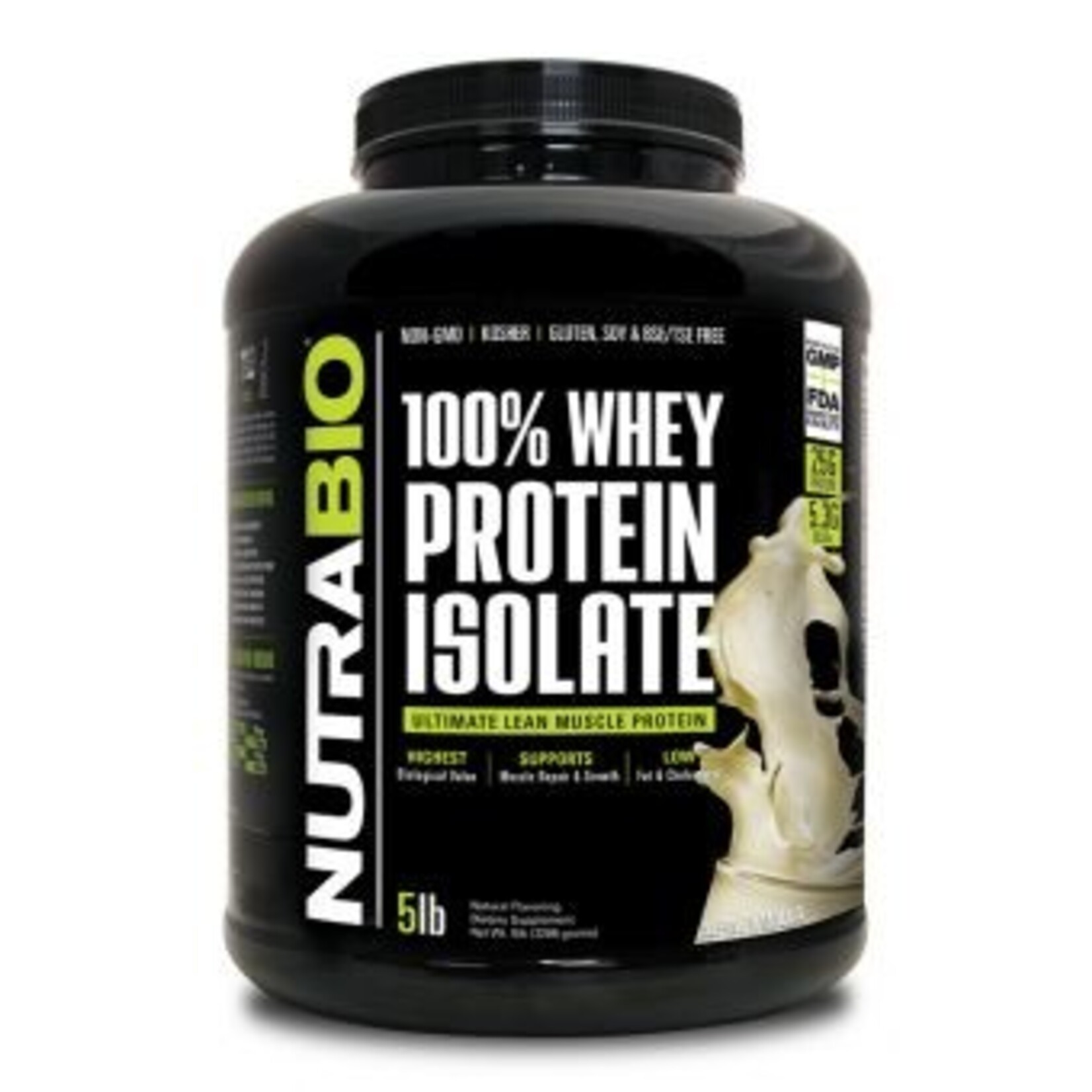 Nutrabio 100% Whey Protein Isolate