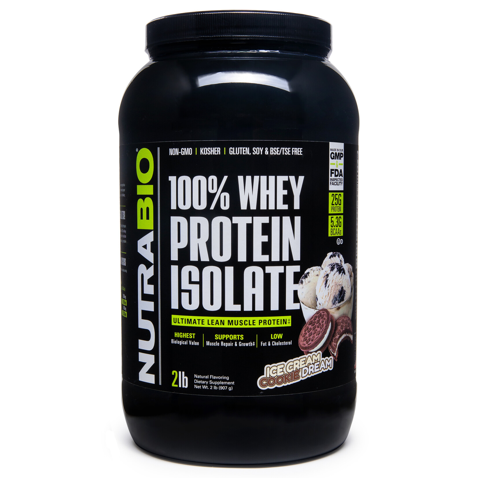 Nutrabio 100% Whey Protein Isolate