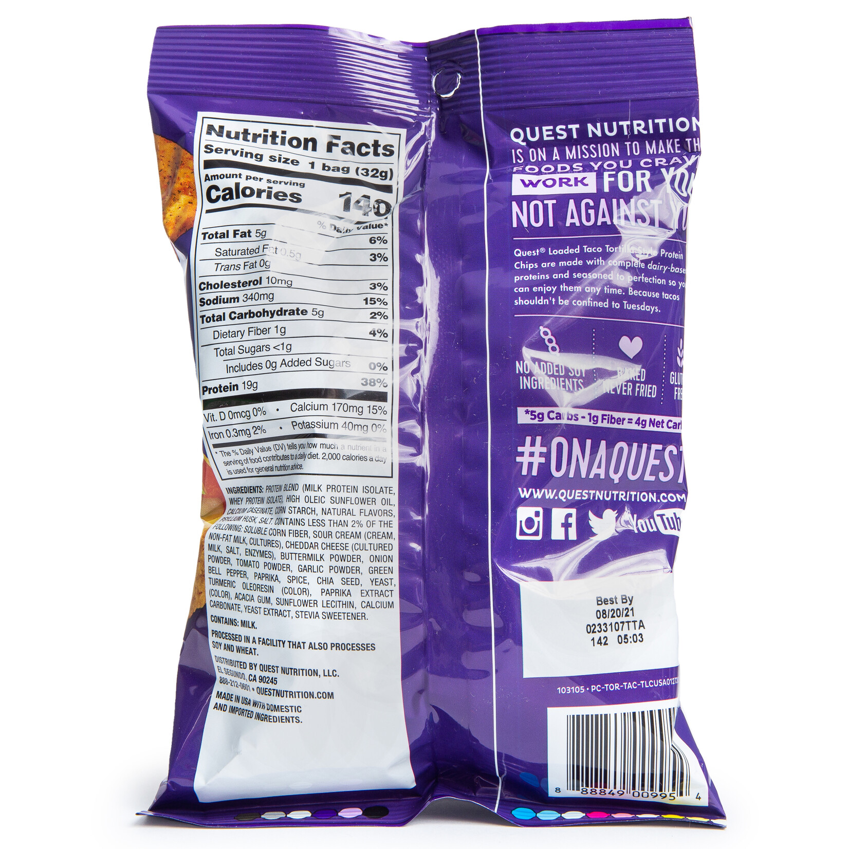 Quest Nutrition Tortilla Style Protein Chips
