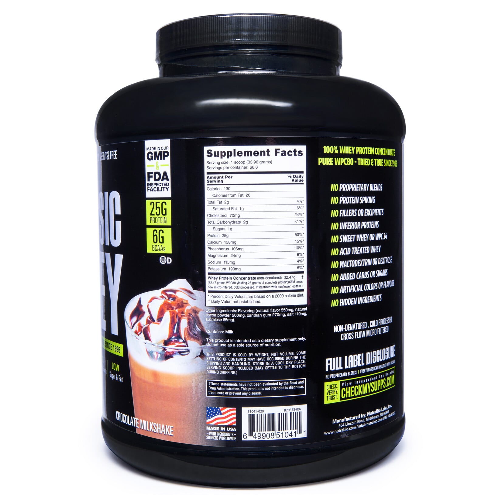 Nutrabio Nutrabio Classic Whey