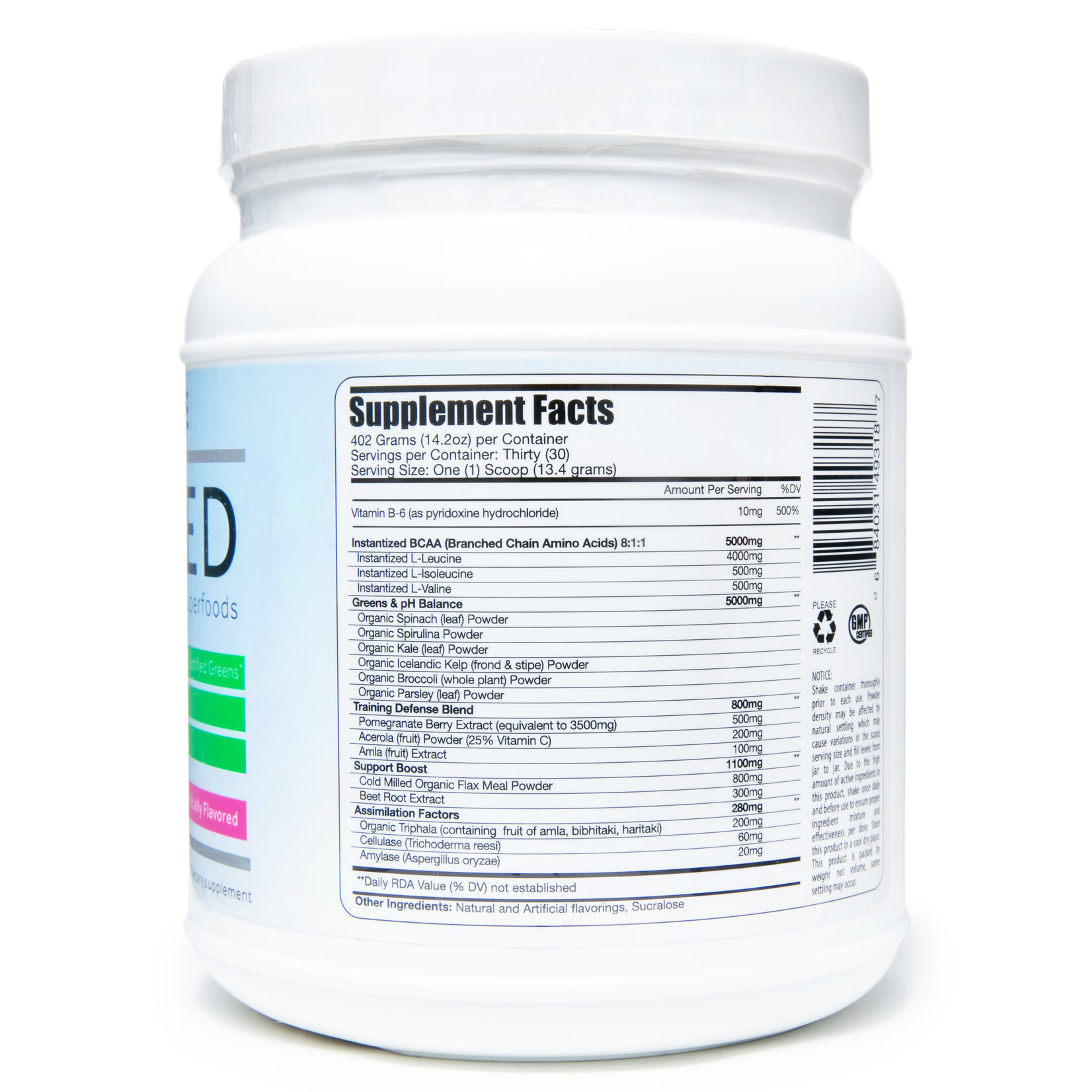 AD Life Grazed Amino Enriched Green Superfoods Philly Gainz Philly Gainz