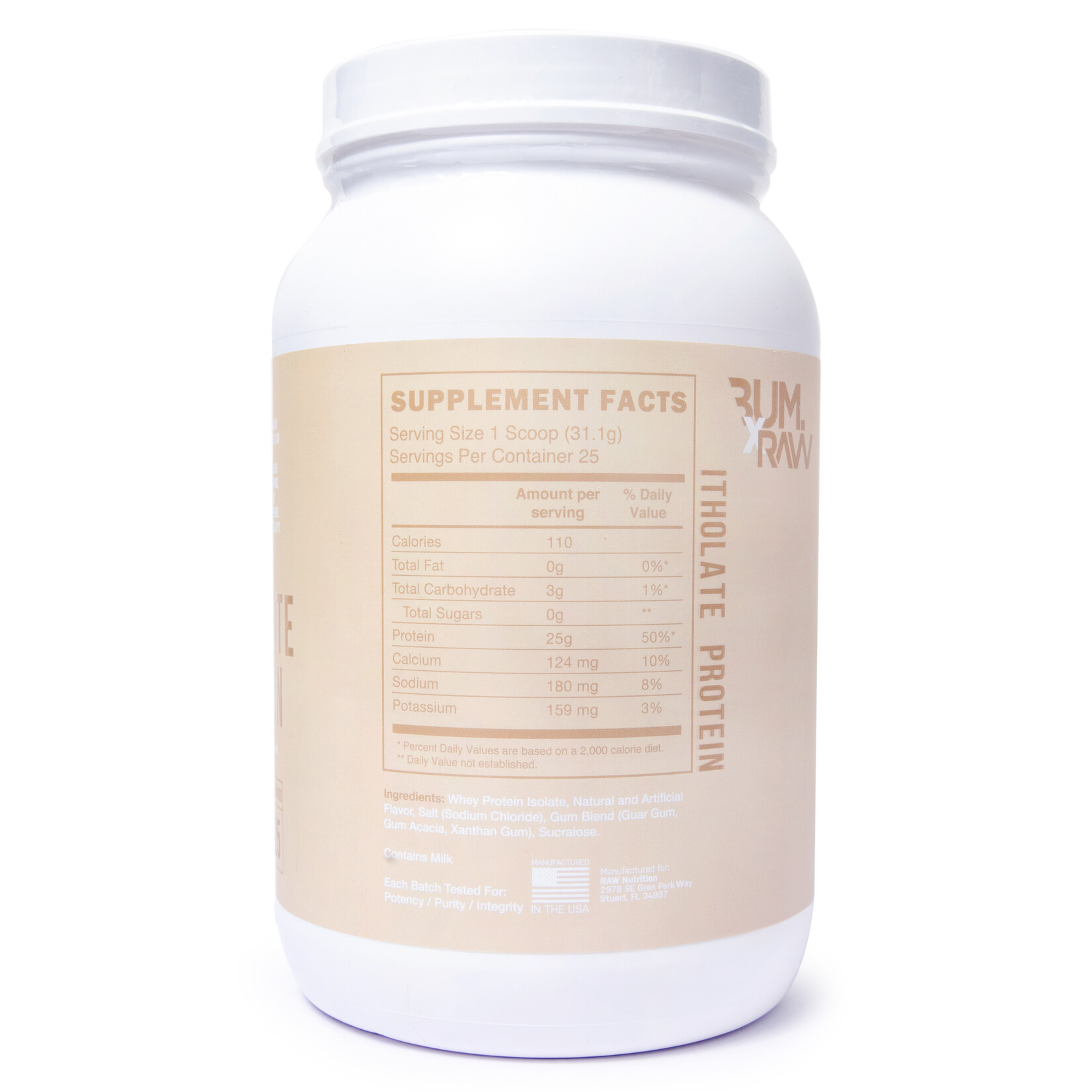 RAW CBUM Itholate Protein