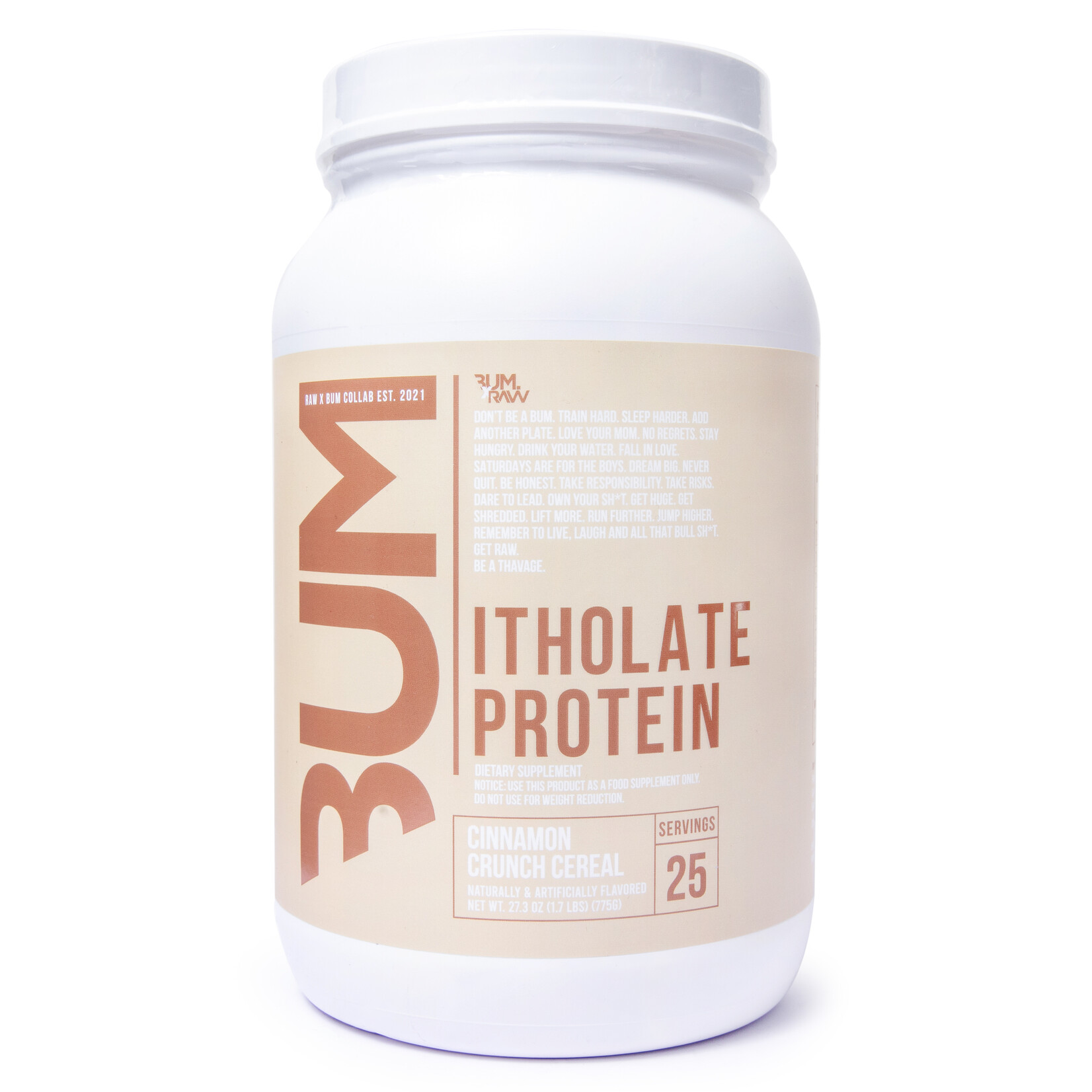 RAW CBUM Itholate Protein