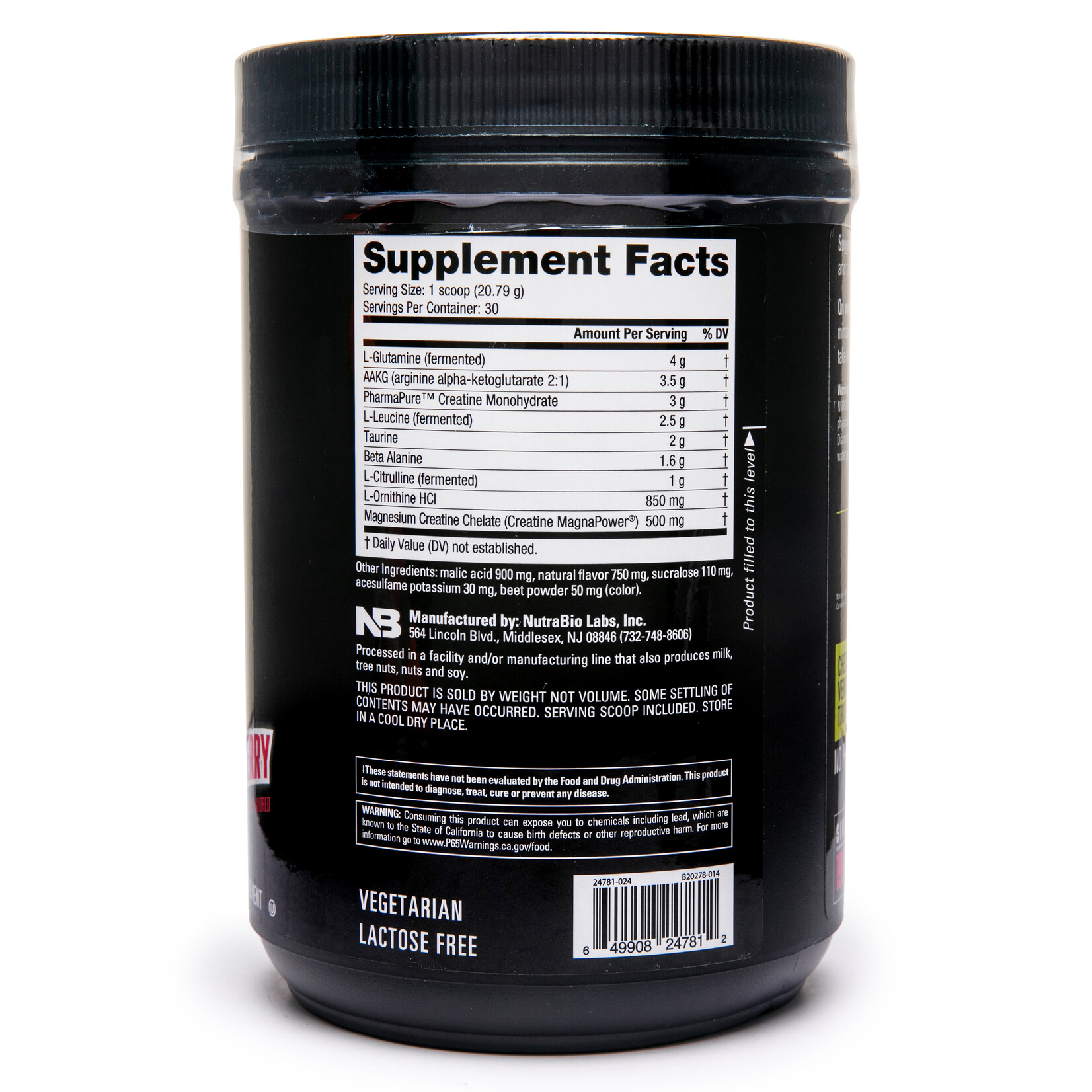 Nutrabio Extreme Nitric Stack