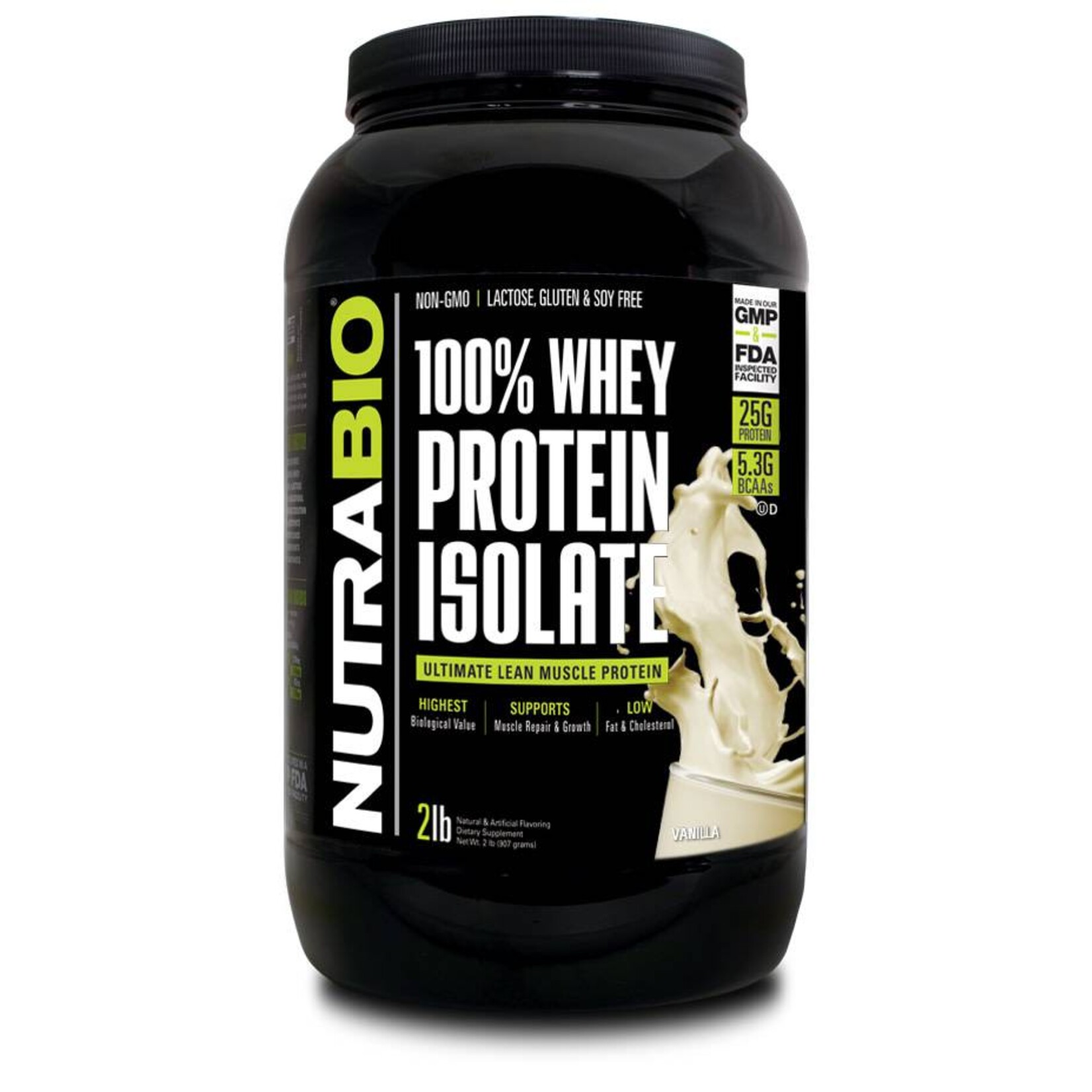 Nutrabio 100% Whey Protein Isolate