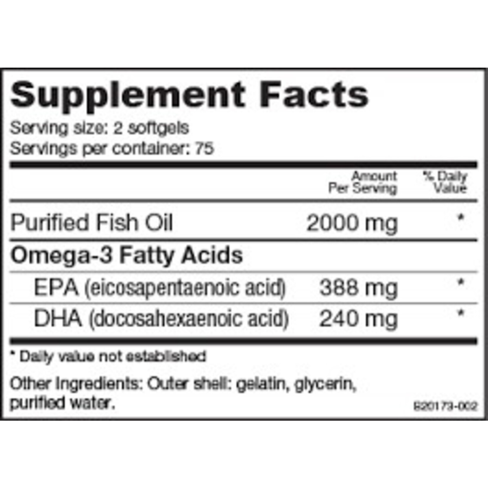 NUTRABIO Omega-3 Fish Oil 75 Servings