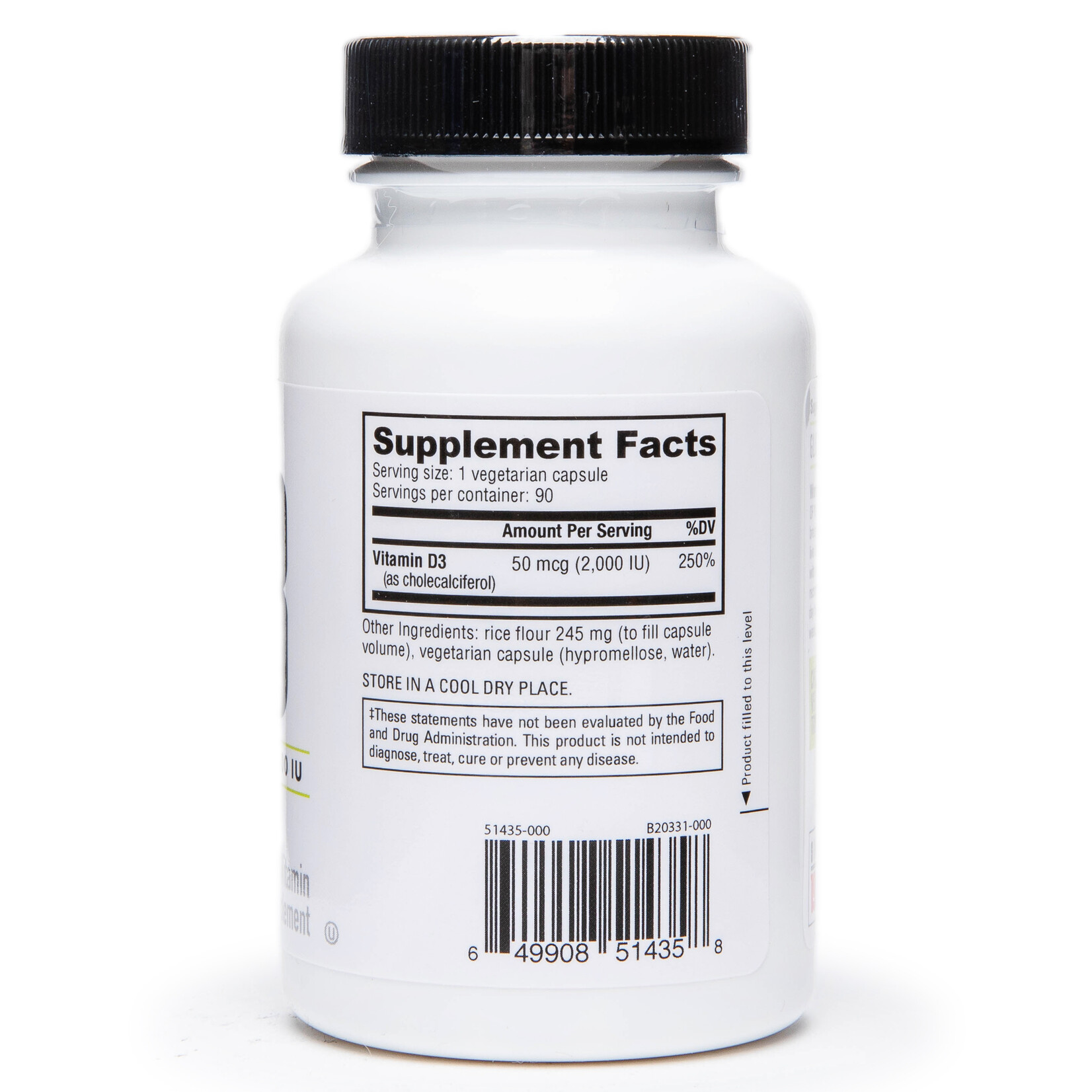 Nutrabio Vitamin D-3 200iu