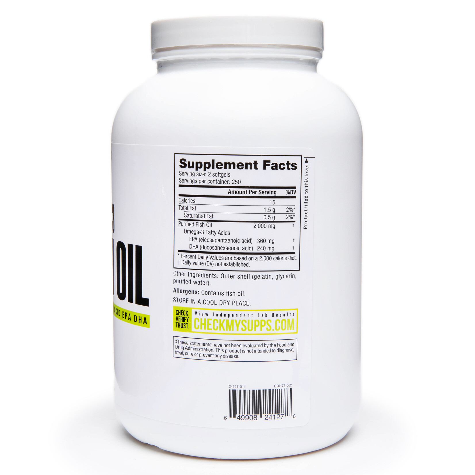 Nutrabio Nutrabio Omega 3 Fish Oil