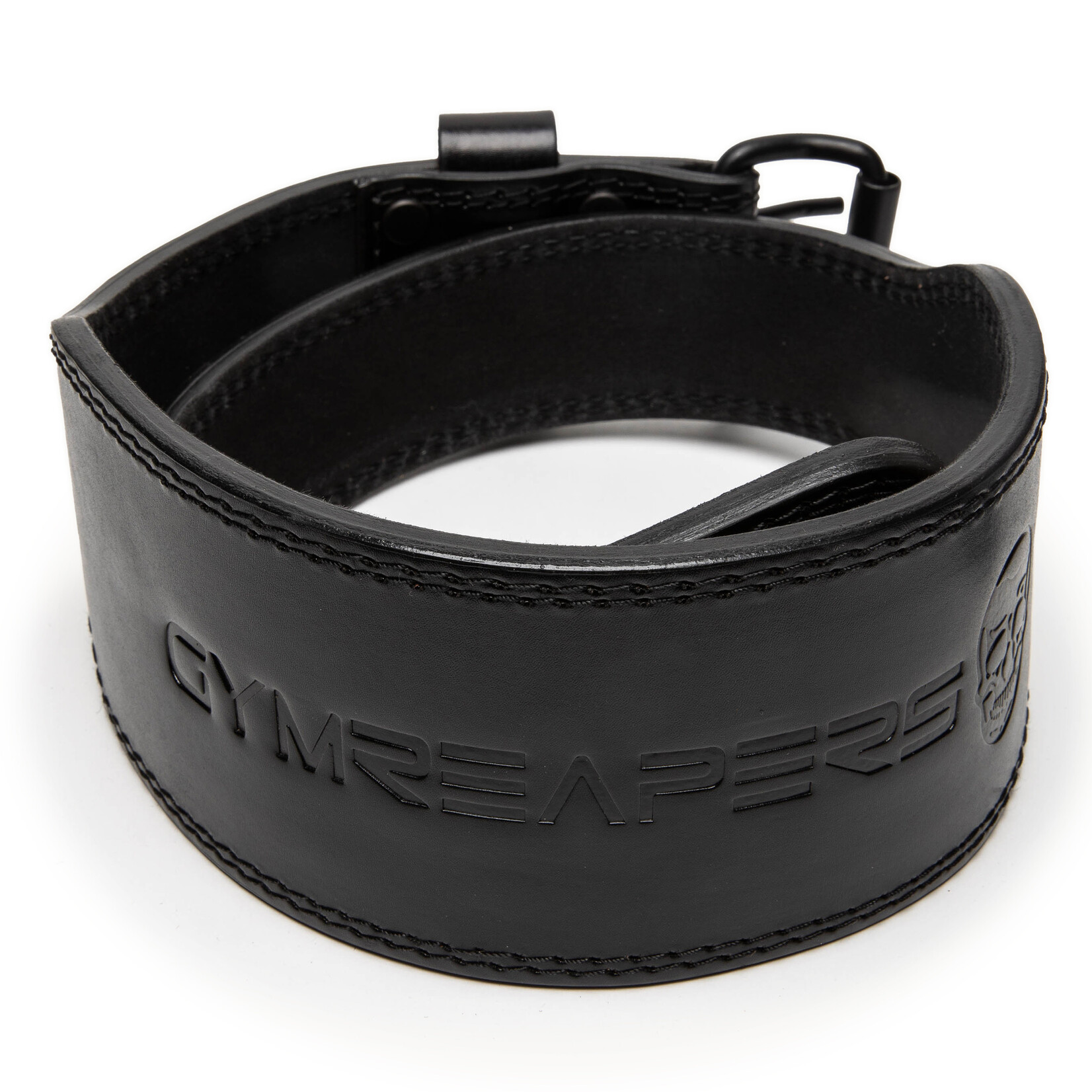 Gymreapers Weightlifting Belt | 7mm Leather Black