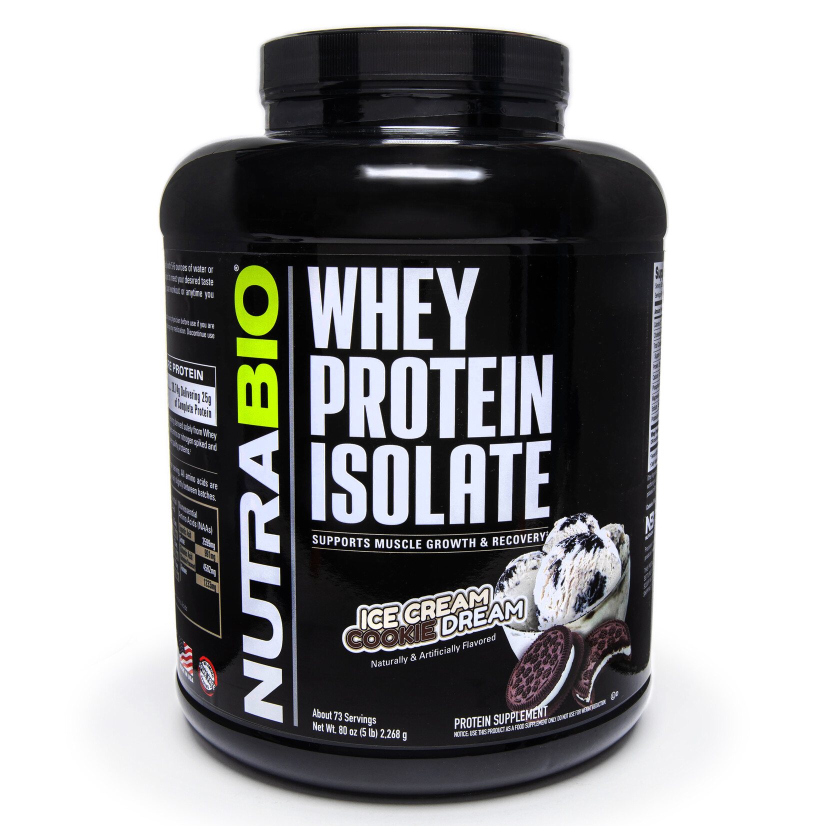 Nutrabio 100% Whey Protein Isolate