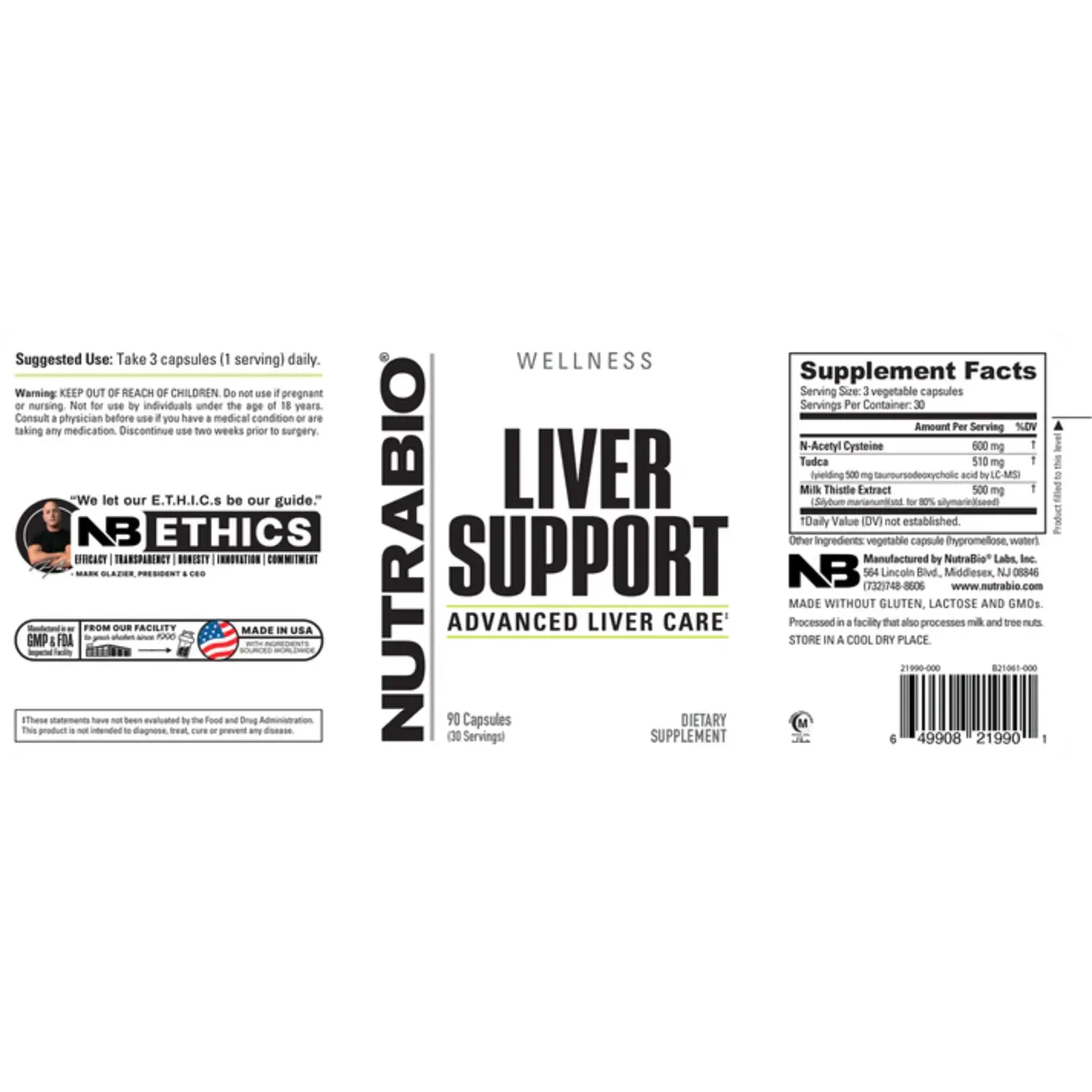 Nutrabio Liver Support - Advanced Liver Care