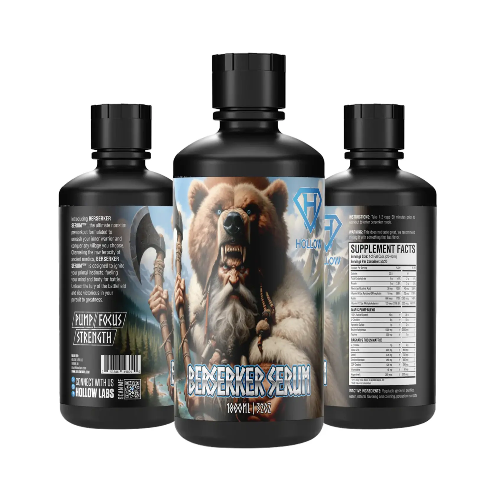 Hollow Labs Berserker Serum Liquid Pump