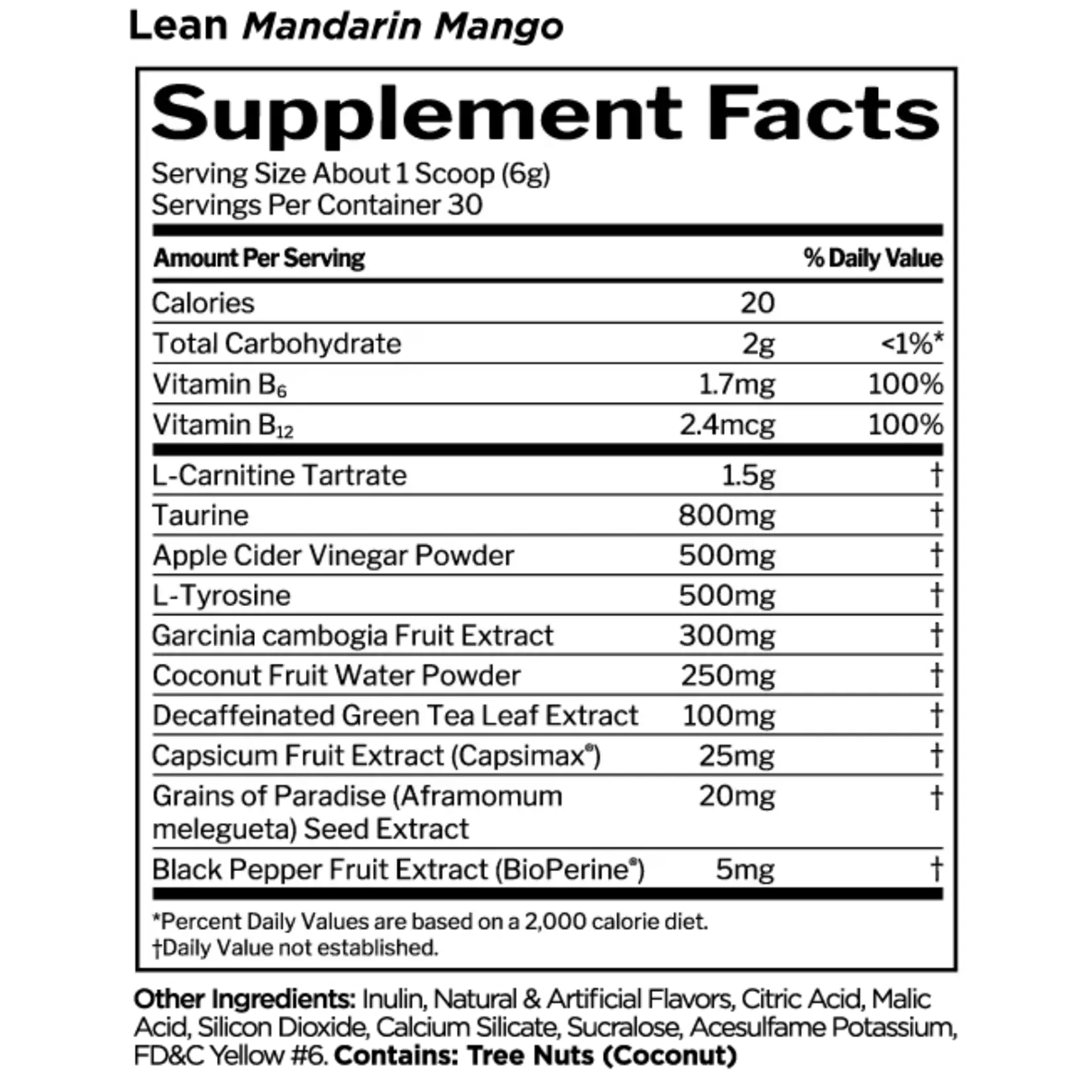 Rule 1 Lean Non Stim Weight Management