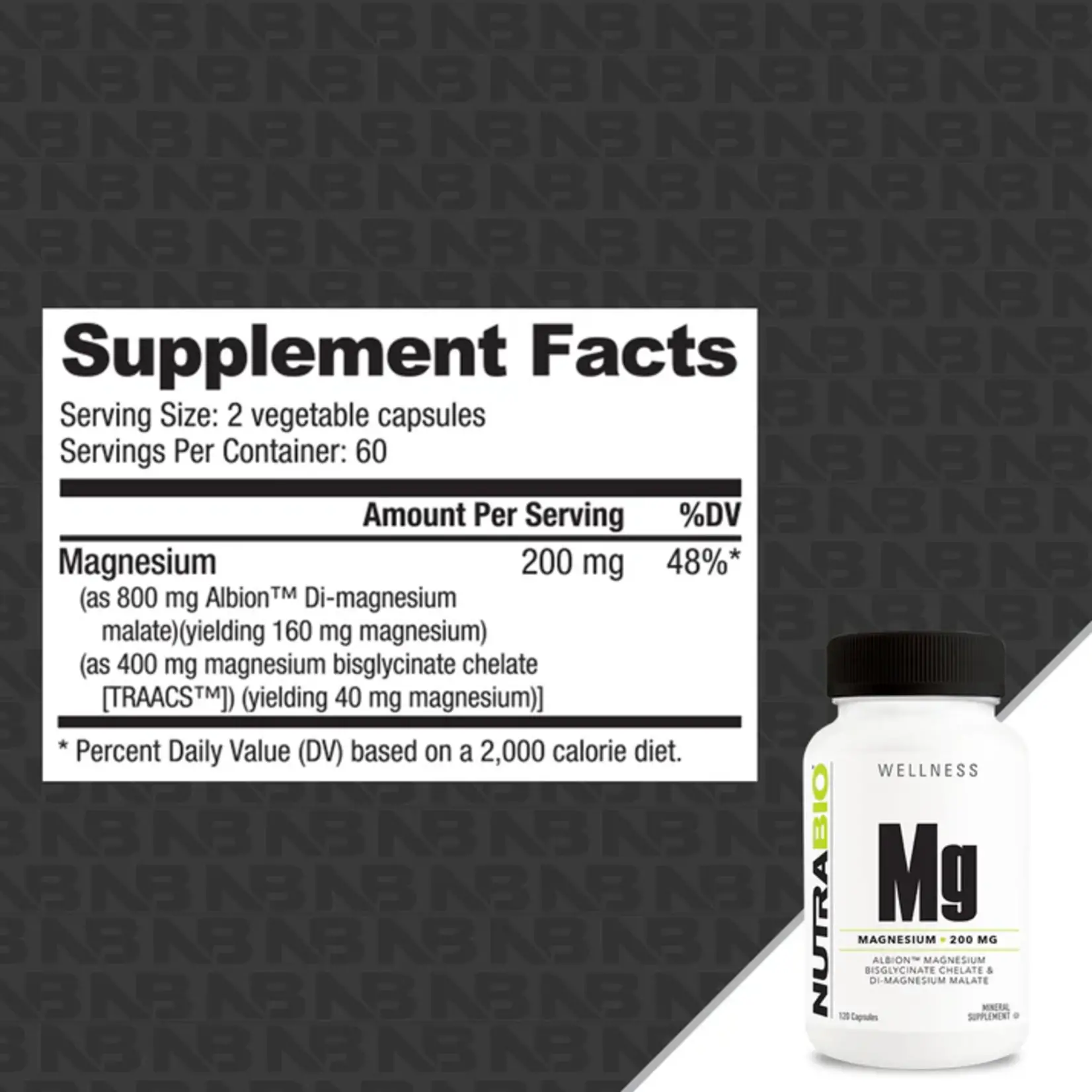 Nutrabio Magnesium Complex 200mg