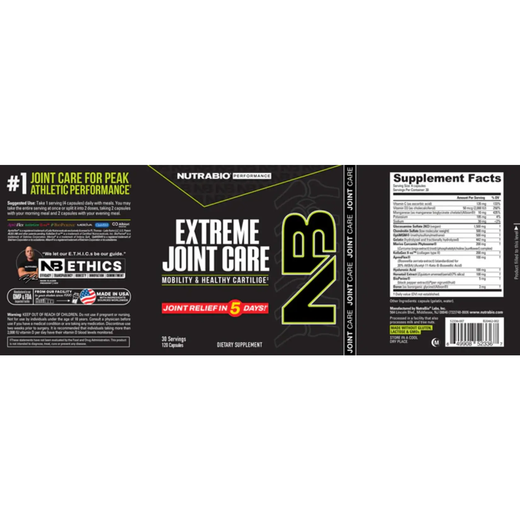 Nutrabio Extreme Joint Care