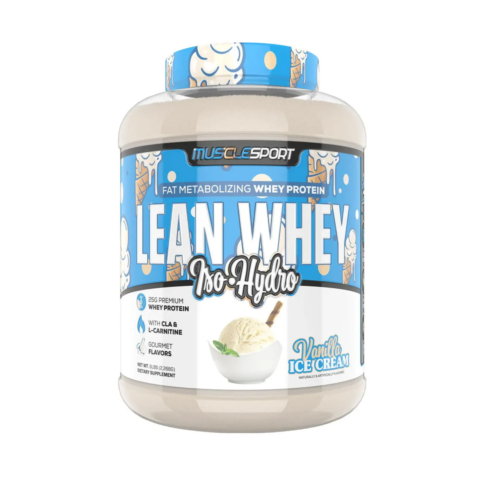 Musclesport Lean Whey ISO Hydro Gourmet Protein