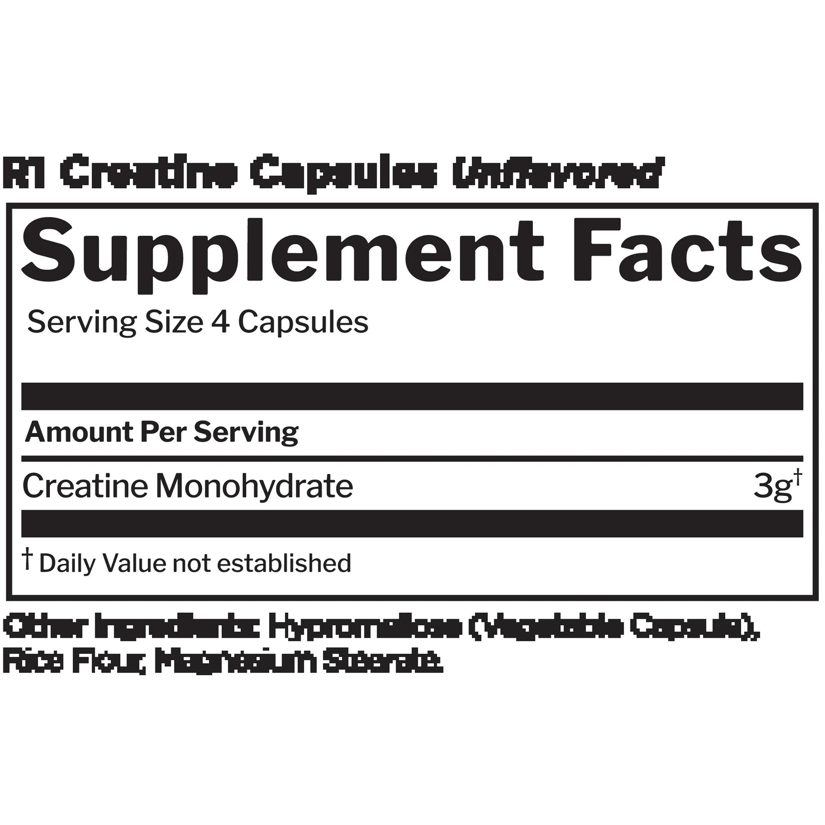 Rule 1 Creatine Caps